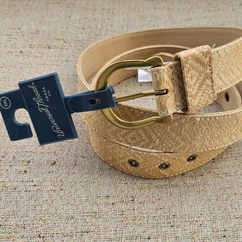 Universal Thread Ladies Waistband Belt Vegan Non-Leather Belt Size XXL 39-40 NWT